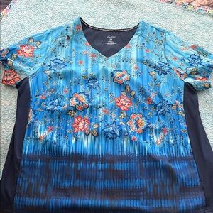 Koi lite  Multicolor Floral scrub  Top